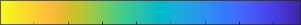 Colormap transitioning from yellow on the left to blue on the right