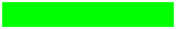 A rectangle colored pure green