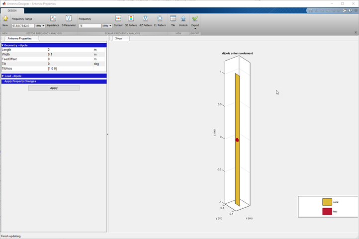 Antenna Designer app