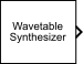 Wavetable Synthesizer block