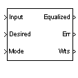 RLS Linear Equalizer block