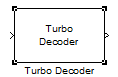 Turbo Decoder block