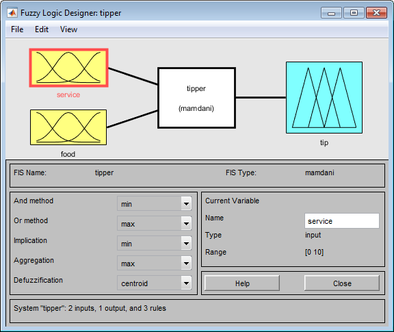 Fuzzy Logic Designer app