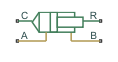 Double-Acting Hydraulic Cylinder block