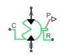 Double-Acting Rotary Actuator (IL) block