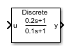 Lead-Lag (Discrete or Continuous) block