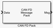 CAN FD Pack block