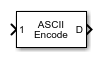 ASCII Encode block