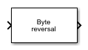 Byte Reversal/Change Endianess block