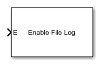 Enable File Log block
