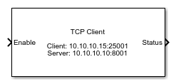 TCP Client block