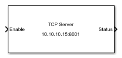 TCP Server block