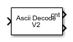 ASCII Decode V2 block