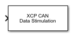 XCP CAN Data Stimulation block