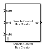 Sample Control Bus Creator block