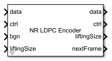 NR LDPC Encoder block