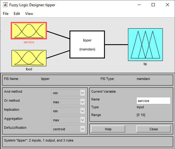 Fuzzy Logic Designer app