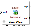 HDL Cosimulation block