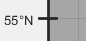 Sample tick mark crossing the axis line