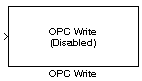 OPC Write block