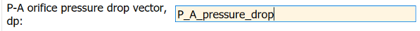 Input variable in parameter setting