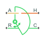 Rotational Mechanical Converter (TL) block