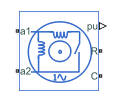 Induction Machine (Single-Phase) block