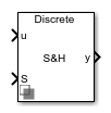 Signal Sample and Hold block