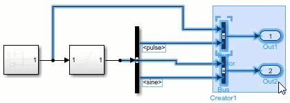 Line routing external to the selection block changes during the move.