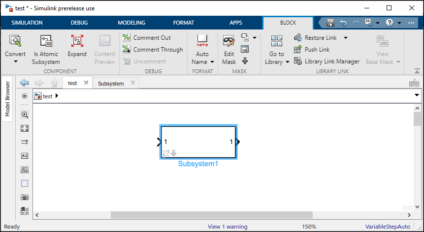 Push or restore disabled links