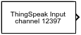 ThingSpeak Input block