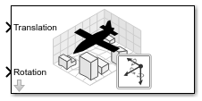 Simulation 3D UAV Vehicle block