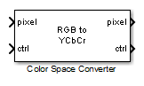 Color Space Converter block