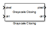 Grayscale Closing block