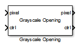 Grayscale Opening block