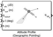 Attitude Profile (Geographic Pointing) block
