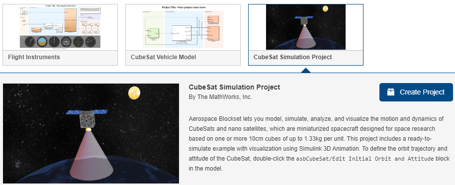 CubeSat Simulation Project.