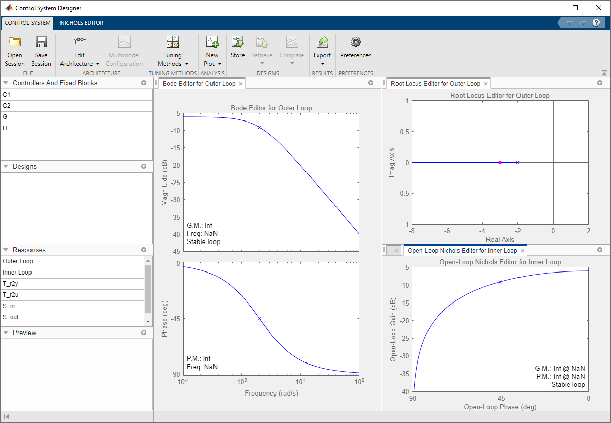 Control System Designer app