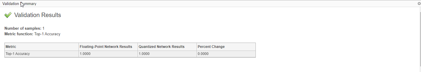 Deep Network Quantizer validation