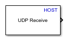 UDP Receive block