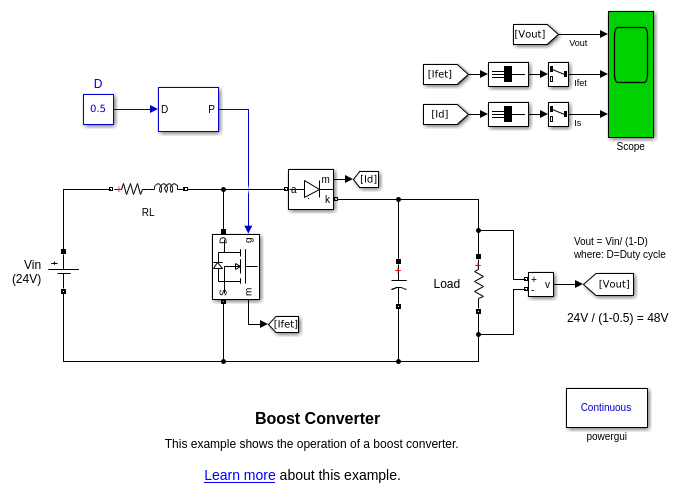 Схема boost converter