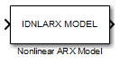 Nonlinear ARX Model block