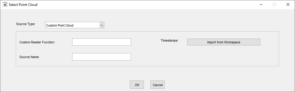 Select Custom Point Cloud Source