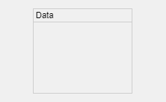 Empty panel with the label "Data"