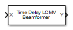 Time Delay LCMV Beamformer block