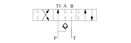 Schematic of six-way three-position position