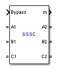Static Synchronous Series Compensator (Phasor Type) block
