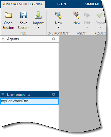 The new environment is highlighted in the Environments pane.