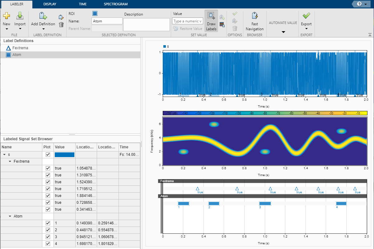 Signal Labeler app