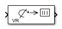 VR Rotation to Rotation Matrix block